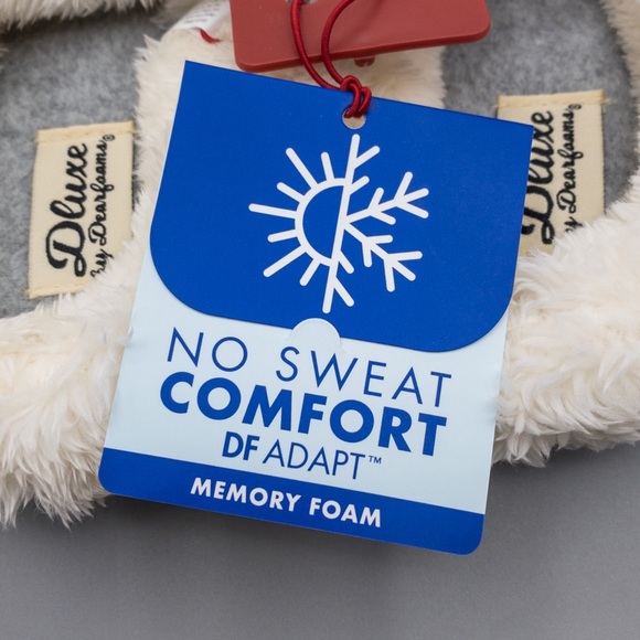 ‼️SOLD‼️ Dearfoam Dluxe Brand New Memory Foam Women’s Slippers - Size M 7/8 - Picture 9 of 14